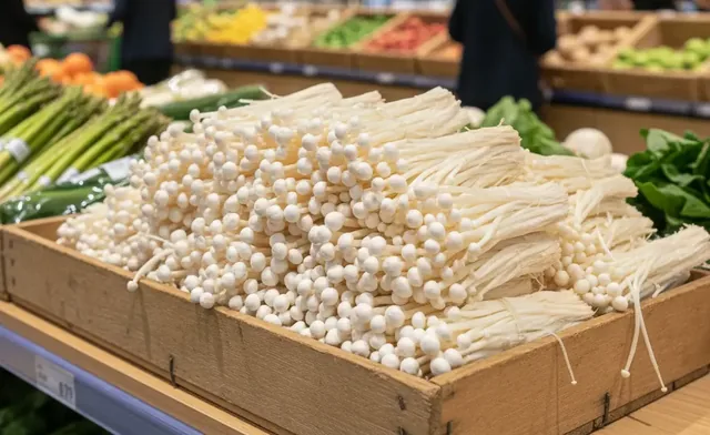 A Shopper's Guide to Enoki Mushrooms at H-E-B