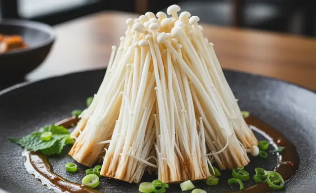 A Beginner's Guide to enoki mushroom in korean cuisine