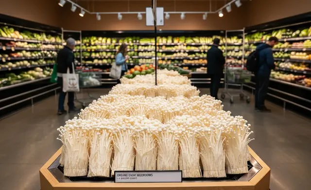 Buy Fresh enoki mushroom kuwait | Online & Local Shops