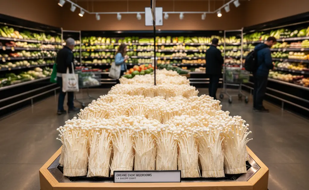 Where to Buy Enoki Mushrooms in Kuwait