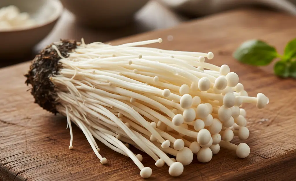 Uncovering the Origins of the Enoki Mushroom