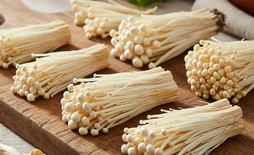 Classifying the Main Types of Enoki Mushroom