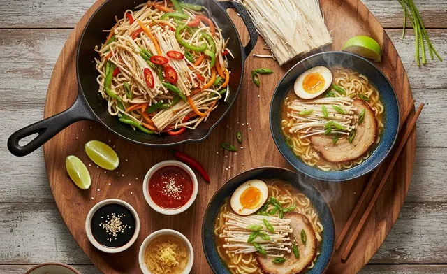 The Best enoki mushroom uses for Cooking | Simple Ideas