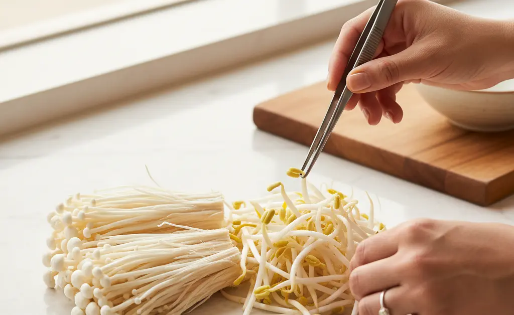 Enoki vs. Bean Sprouts: A Detailed Comparison