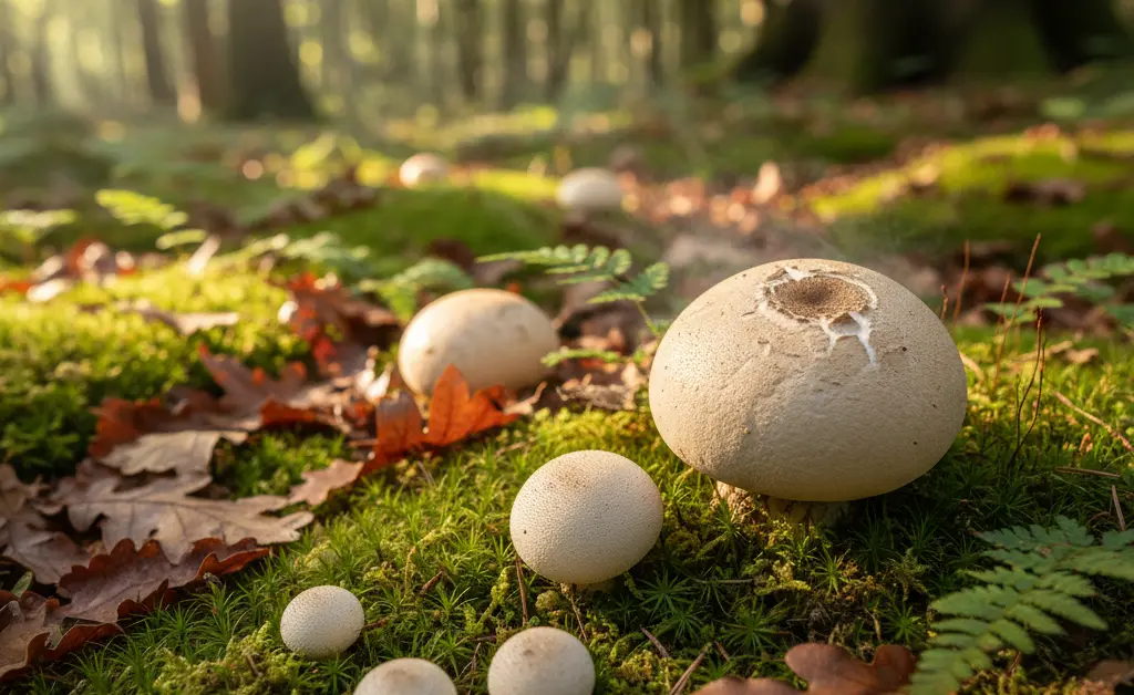 The Growth Timeline of a Puffball Mushroom