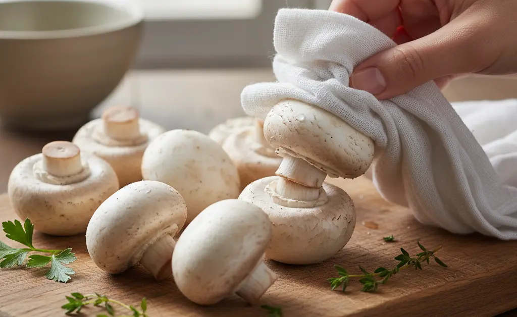 How to Properly Clean Your Button Mushrooms