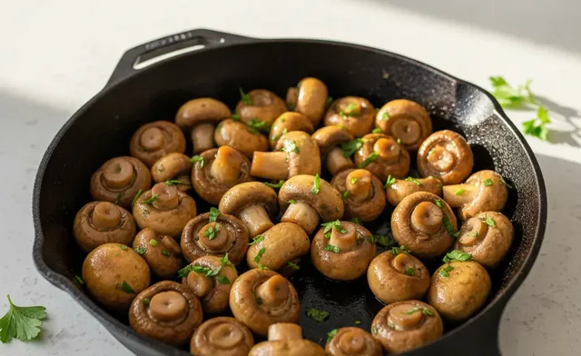 how to cook button mushroom | Stove, Oven, or Pan Fry