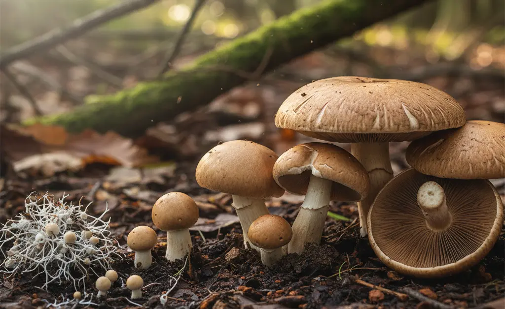 The Life Cycle of a Portobello Mushroom