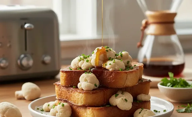 How to Make Puffball Mushroom French Toast From Scratch