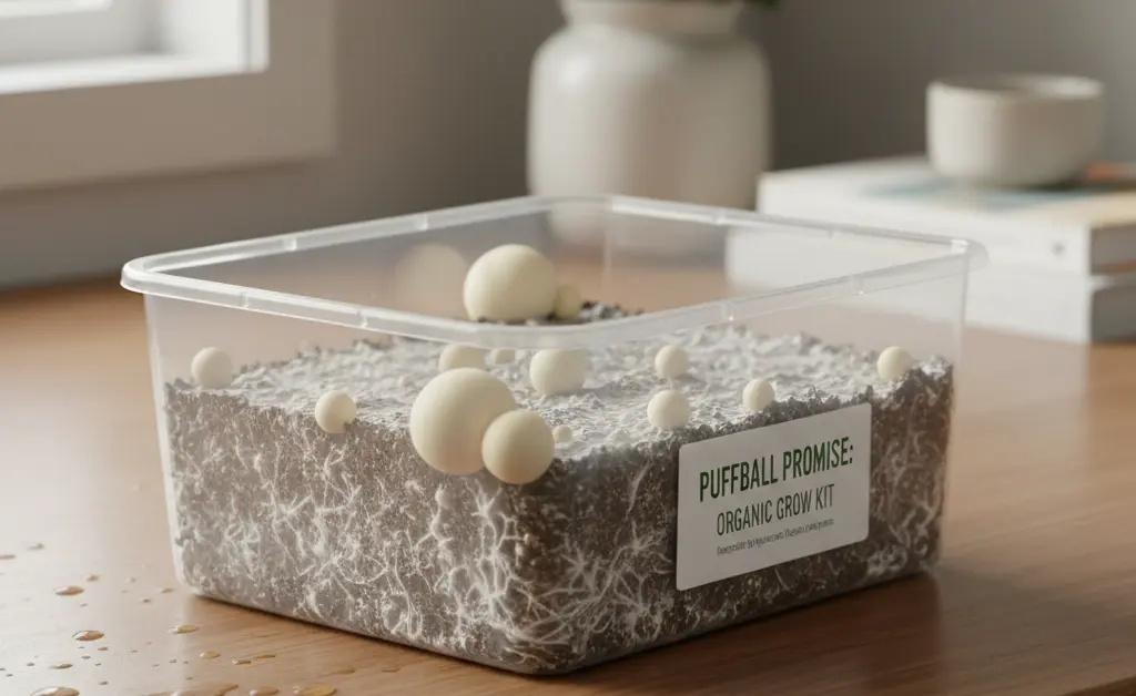 How to Grow Puffball Mushrooms With a Kit