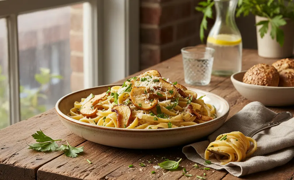 A Chef’s Guide to Perfect Puffball Mushroom Pasta