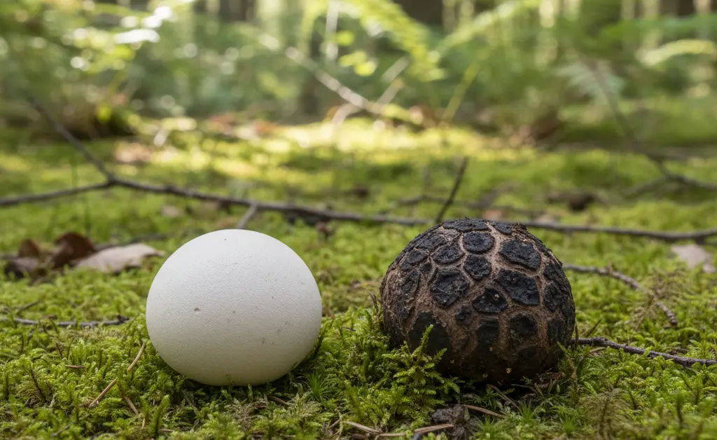 Distinguishing Puffball Mushrooms from Earthballs