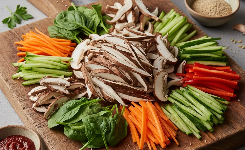 The Right Way to Prepare Mushrooms for Bibimbap
