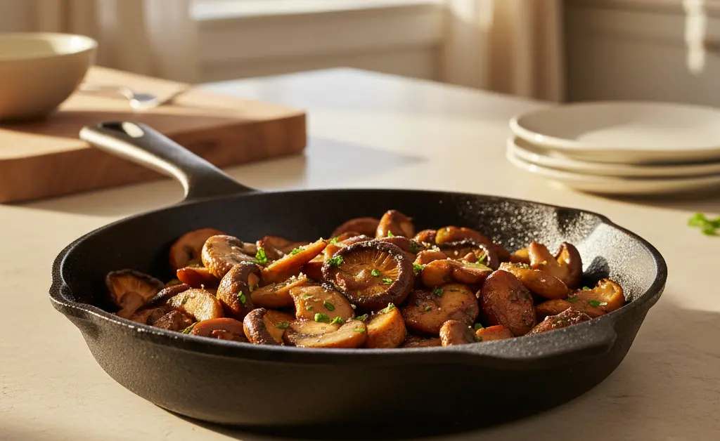 Sautéing the Perfect Mushrooms for Burgers