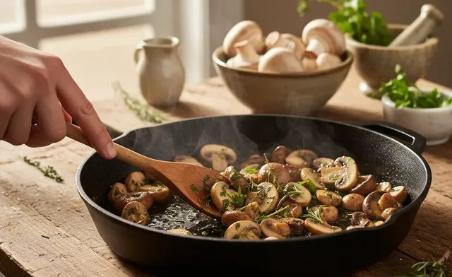Cooking Mushrooms for the Perfect Pizza Topping