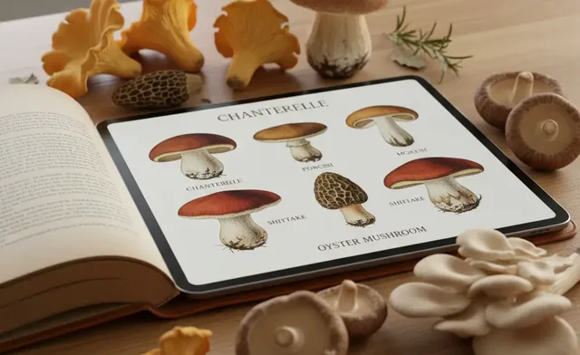 Edible Mushrooms Diagram: A Guide to Mushroom Anatomy