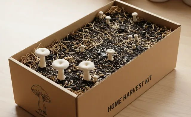 how to grow mushrooms in a cardboard box | Step-by-Step