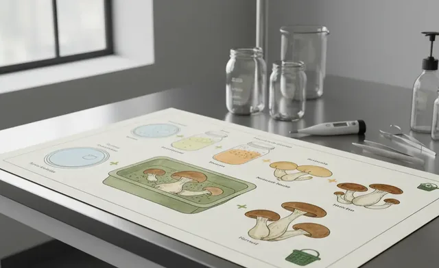 Mushroom Cultivation Diagram: Step-by-Step Explained