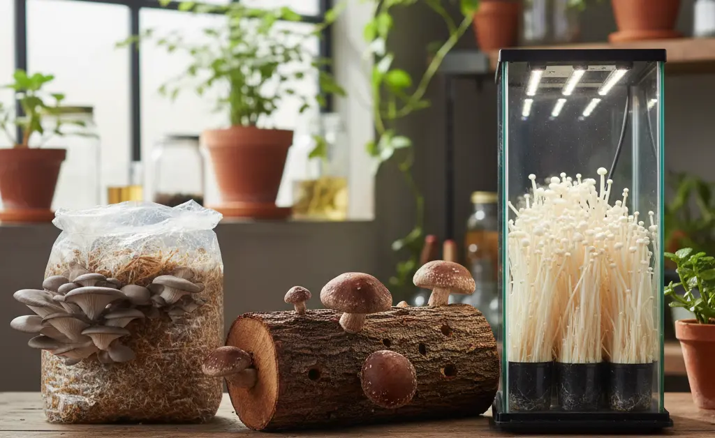A Comparative Analysis of Mushroom Cultivation Methods