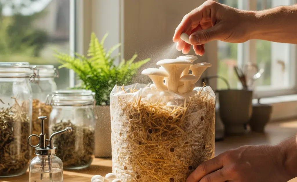 Ready to Grow Mushrooms on Straw at Home?