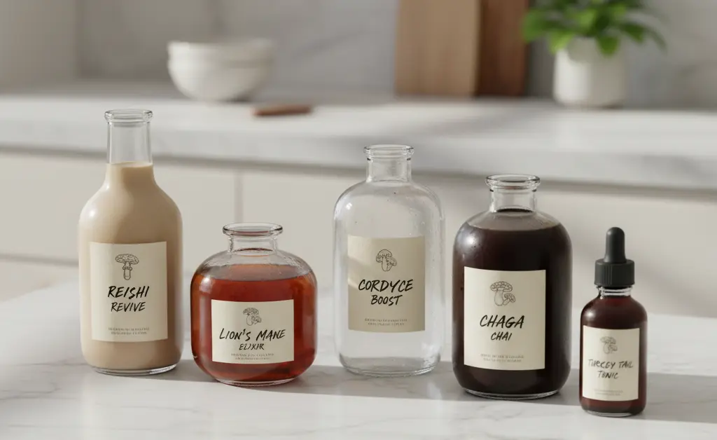 Mushroom Drinks: The Vitamin Shoppe Collection