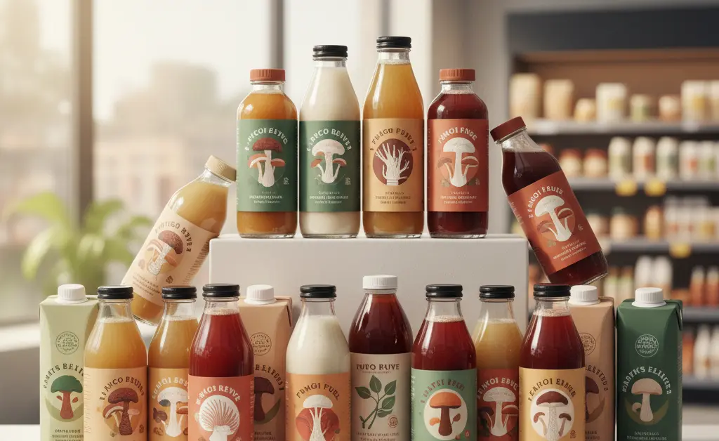 Choosing the Best Mushroom Drinks at H-E-B