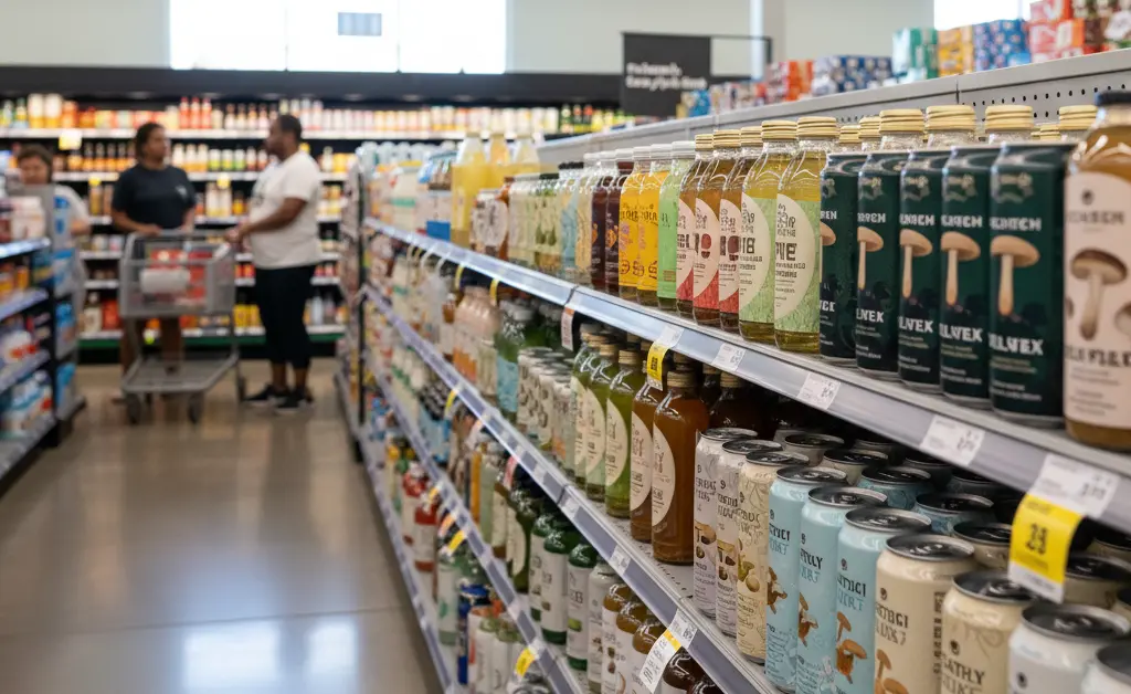 Your Guide to Mushroom Drinks at Publix