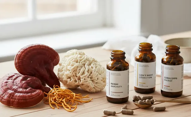 mushroom extract capsules: Benefits, Uses, & Side Effects