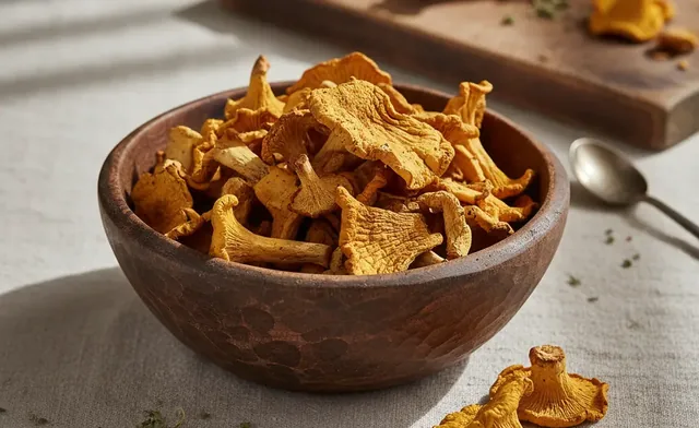 North Spore's Dried Wild Chanterelle Mushrooms